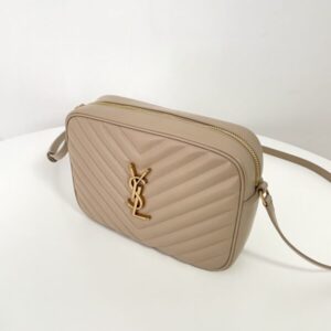 Replica YSL Lou Camera Bag Apricot - ultra-realistic fake designer tote