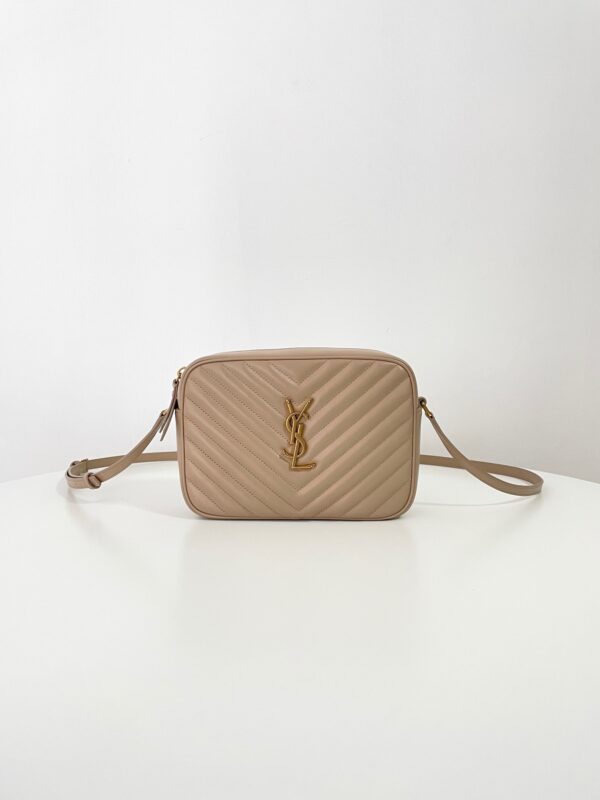 Replica YSL Lou Camera Bag Apricot - best quality luxury bag dupe