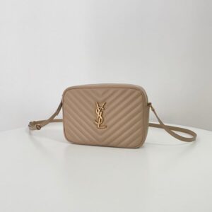 Replica YSL Lou Camera Bag Apricot - 1:1 designer replica handbag