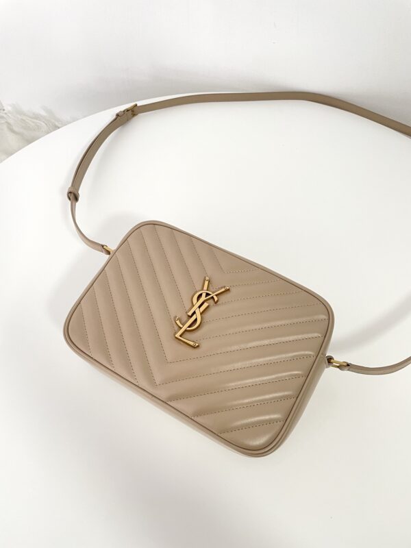Replica YSL Lou Camera Bag Apricot - premium-grade designer purse dupe