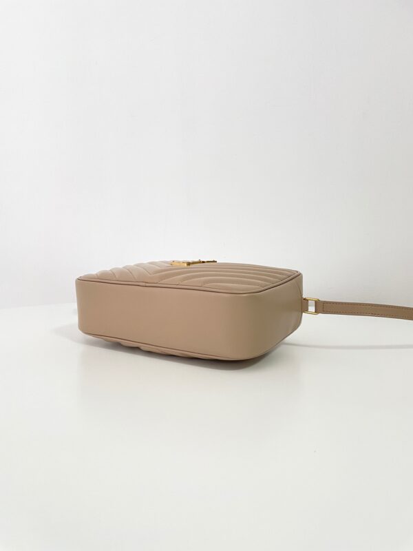 Replica YSL Lou Camera Bag Apricot - authentic-look luxury purse replica
