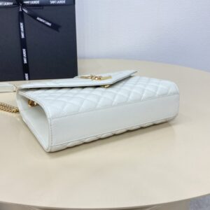 Replica YSL Envelope Crossbody White - realistic designer-inspired fake bag