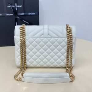 Replica YSL Envelope Crossbody White - ultra-realistic fake designer tote
