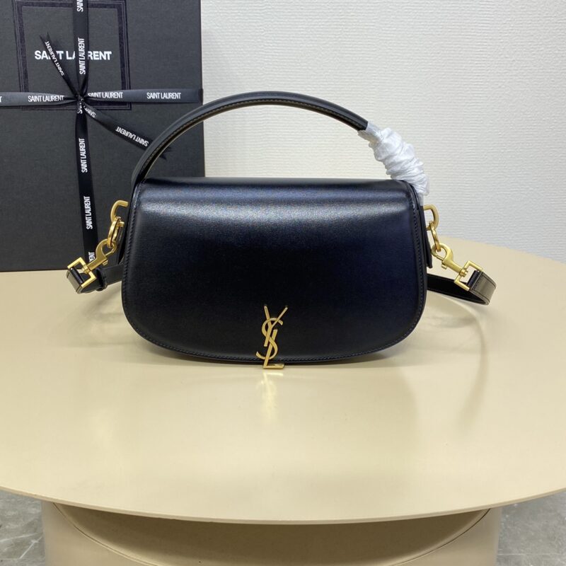 Replica YSL Voltaire Top Handle Black - near-authentic luxury replica handbag