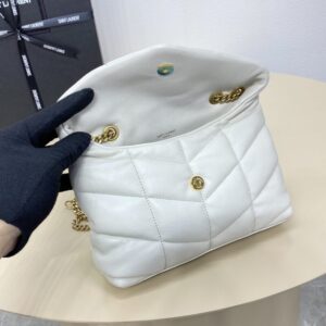 Replica YSL Loulou White Puffer - ultra-realistic fake designer tote