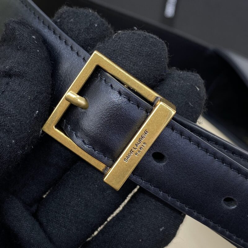 Replica YSL LE 5 A 7 Hobo Black - best quality luxury bag dupe