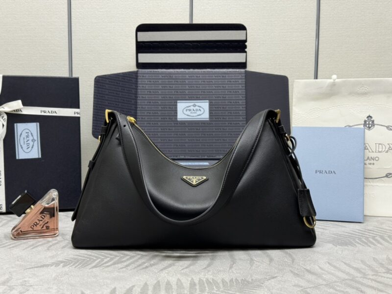 Replica Prada Prada Aimée Large Black - high-quality designer bag clone