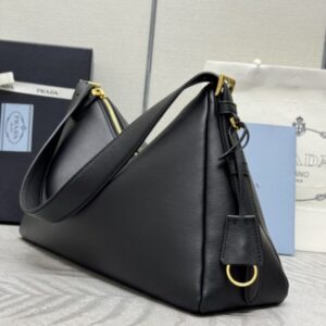 Replica Prada Prada Aimée Large Black - 1:1 designer replica handbag