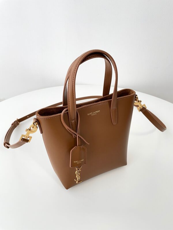 Replica YSL Tote Small Brown - premium 1:1 fake handbag model