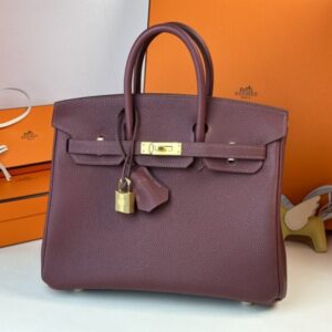 Replica Hermes Birkin Bordeaux - premium 1:1 fake handbag model