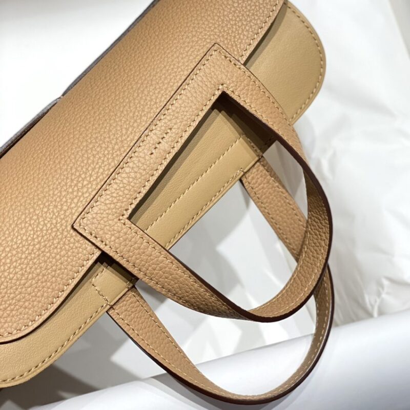 Replica Hermes Halzan Milk Tea - high-quality designer bag clone