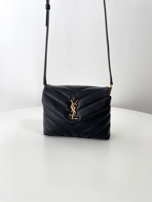 Replica YSL LouLou Mini Black - premium 1:1 fake handbag model