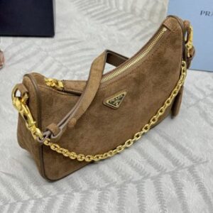 Replica Prada Suede Re-Edition - high-end fake designer purse