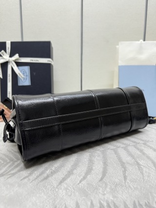 Replica Prada Naplak Patent Black - top-rated replica designer bag