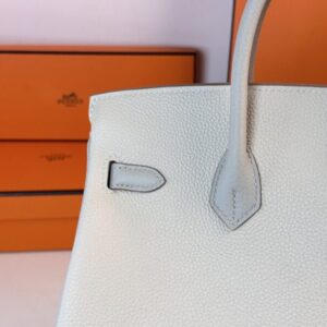 Replica Hermes Birkin Milkshake White - authentic-look luxury purse replica