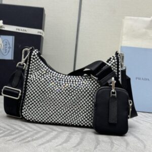 Replica Prada Re-Edition 2005 Diamond White - 1:1 designer replica handbag