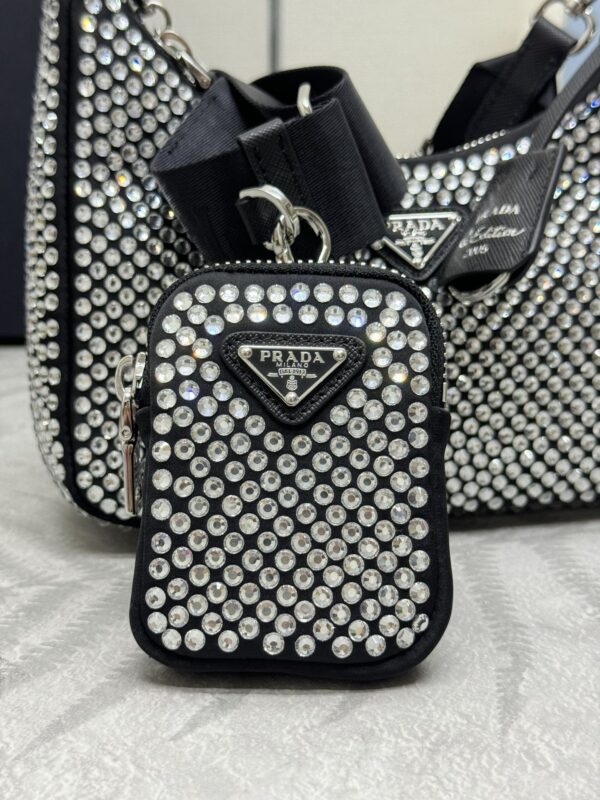 Replica Prada Re-Edition 2005 Diamond White - premium 1:1 fake handbag model