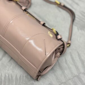 Replica Prada Pink Leather Handbag - realistic designer-inspired fake bag