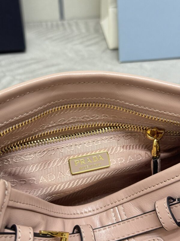 Replica Prada Pink Leather Handbag - high-end fake designer purse