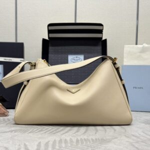 Replica Prada Prada Aimée Large Milk Tea - elite superclone designer purse