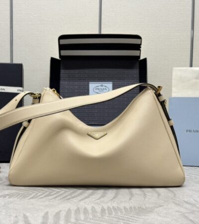 Replica Prada Prada Aimée Large Milk Tea - elite superclone designer purse