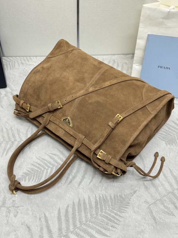 Replica Prada Large Suede - premium 1:1 fake handbag model