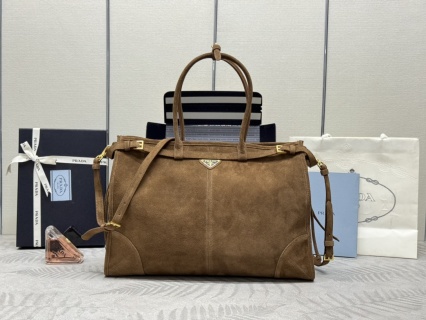 Replica Prada Large Suede - high-end fake designer purse