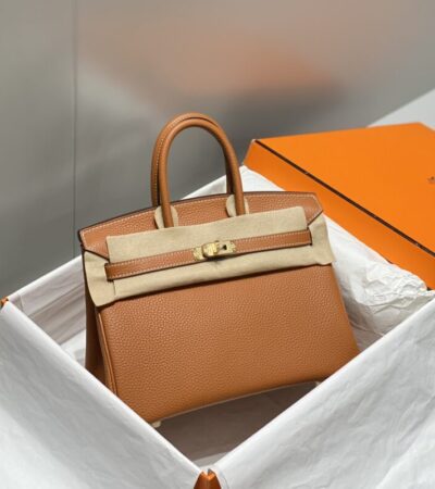Replica Hermes Birkin Golden Brown - high-end fake designer purse