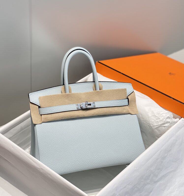Replica Hermes Birkin Grail Blue - premium 1:1 fake handbag model