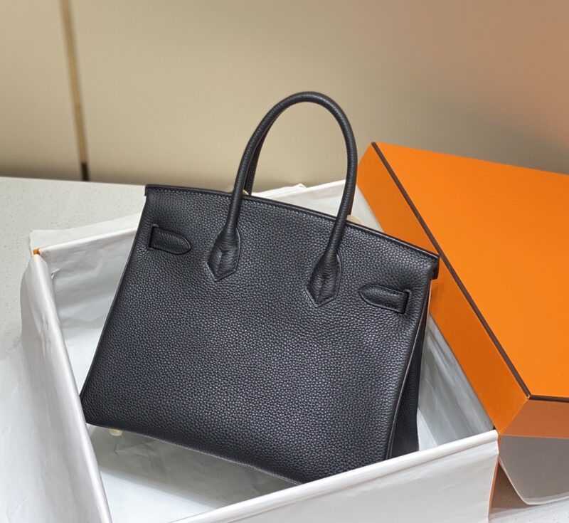 Replica Hermes Birkin Black Gold - high-accuracy replica luxury purse