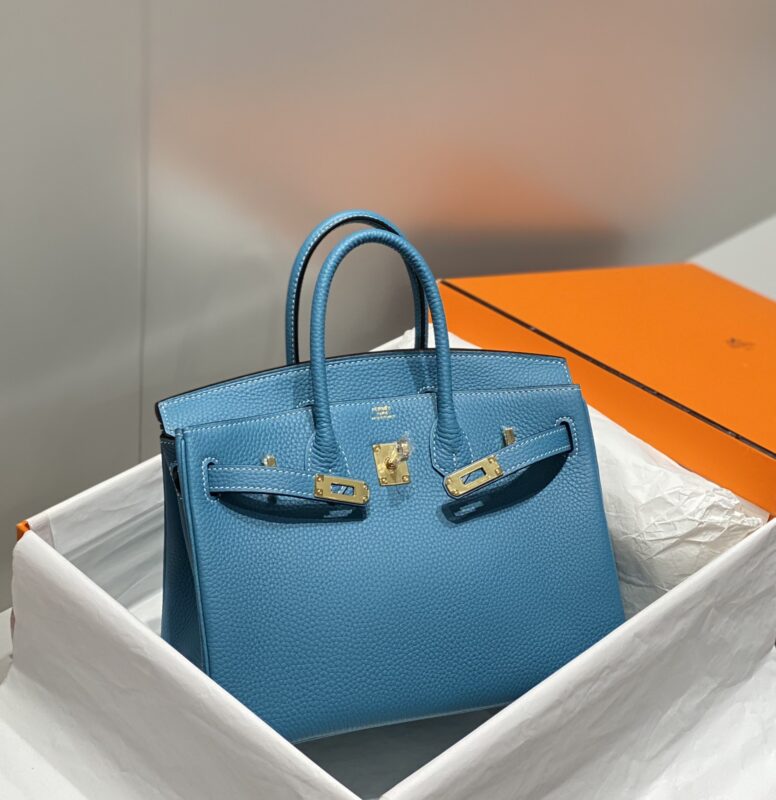 Replica Hermes Birkin Denim Blue - premium-grade designer purse dupe
