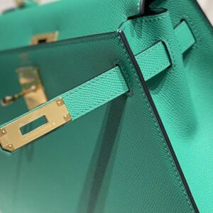 Replica Hermes Kelly Emperial Green - best quality luxury bag dupe