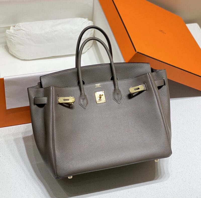 Replica Hermes Birkin Pewter Grey - high-accuracy replica luxury purse