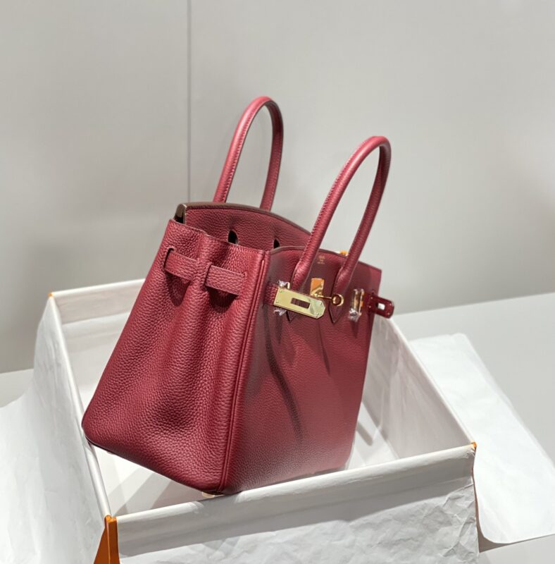 Replica Hermes Birkin Bordeaux Red - premium-grade designer purse dupe