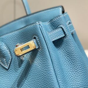 Replica Hermes Birkin Denim Blue - premium 1:1 fake handbag model