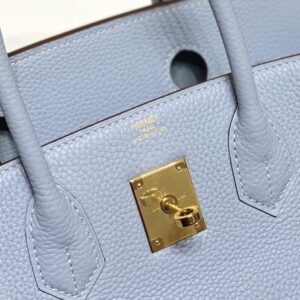 Replica Hermes Birkin Linen Blue - high-accuracy replica luxury purse