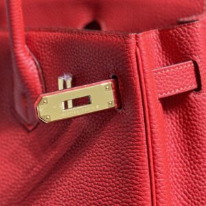 Replica Hermes Birkin Hot Red - realistic designer-inspired fake bag