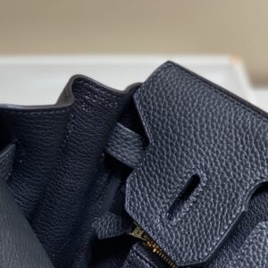 Replica Hermes Birkin Black Gold - authentic-look luxury purse replica