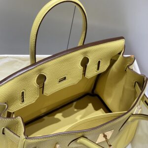 Replica Hermes Birkin Yellow - authentic-look luxury purse replica