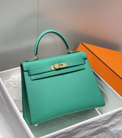 Replica Hermes Kelly Emperial Green - ultra-realistic fake designer tote