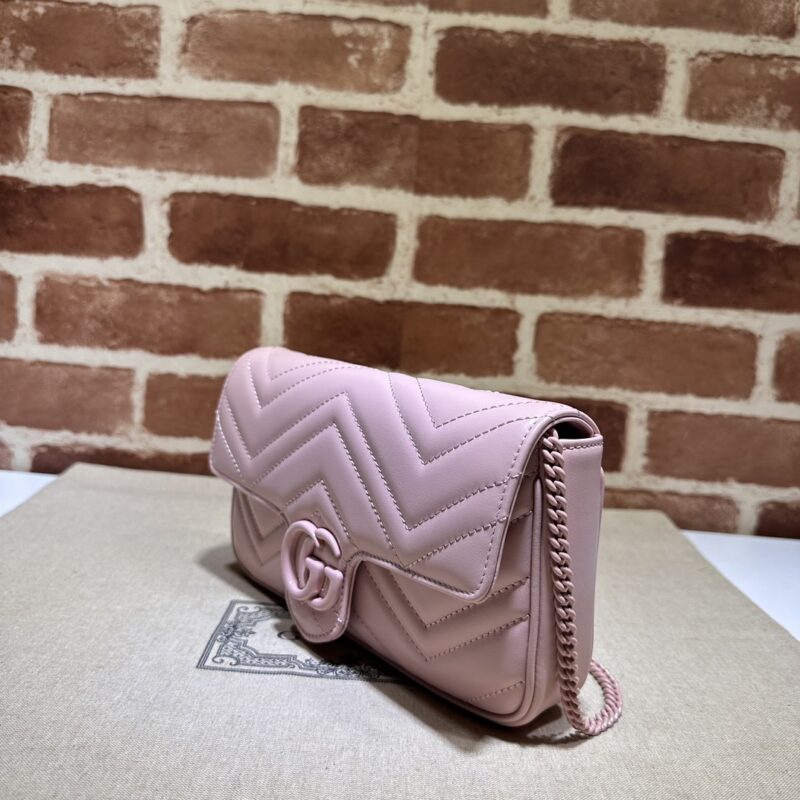 Replica Gucci Matelassé Mini Pink - best quality luxury bag dupe
