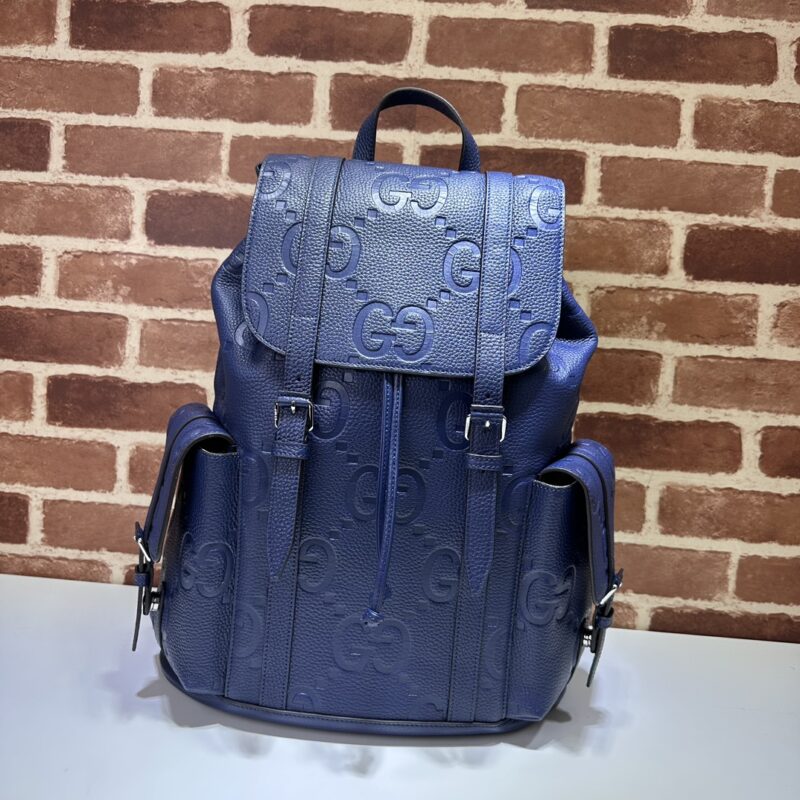 Replica Gucci Medium Backpack Full Blue - top-tier luxury replica shoulder bag