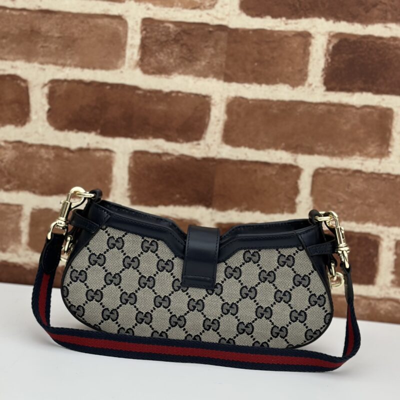 Replica Gucci Moon Side Canvas Black - elite superclone designer purse