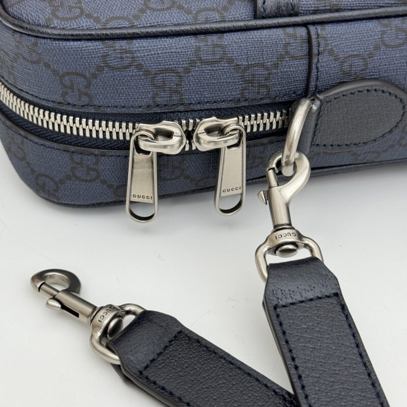 Replica Gucci Crossbody Briefcase Blue - high-quality designer bag clone