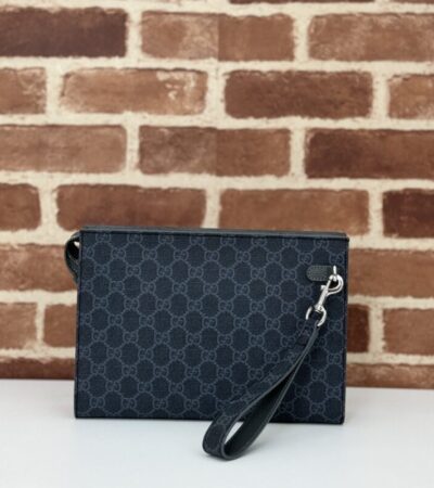 Replica Gucci GG Canvas Pouch Blue - best-selling designer handbag dupe