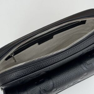 Replica Gucci Jumbo GG Crossbody Black - near-authentic luxury replica handbag