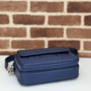 Replica Gucci Jumbo GG Crossbody Blue - high-quality designer bag clone