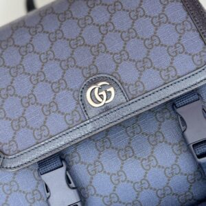 Replica Gucci Large Ophidia Backpack Blue - realistic designer-inspired fake bag