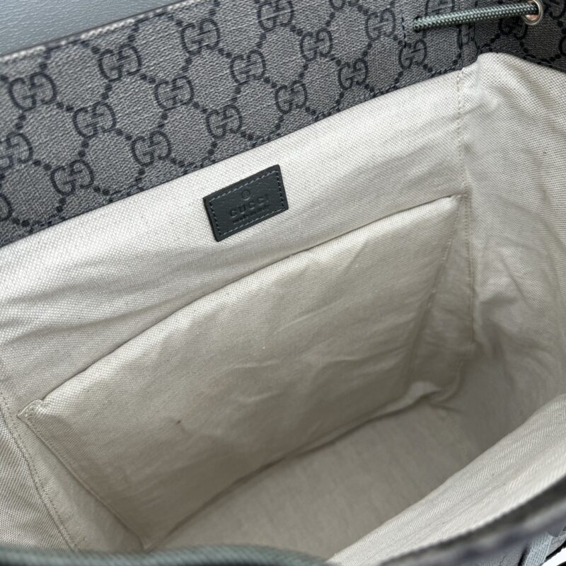 Replica Gucci Large Ophidia Backpack Grey - premium 1:1 fake handbag model