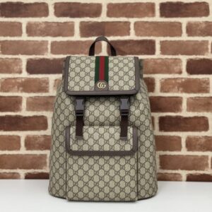 Replica Gucci Large Ophidia Backpack Beige - authentic-look luxury purse replica